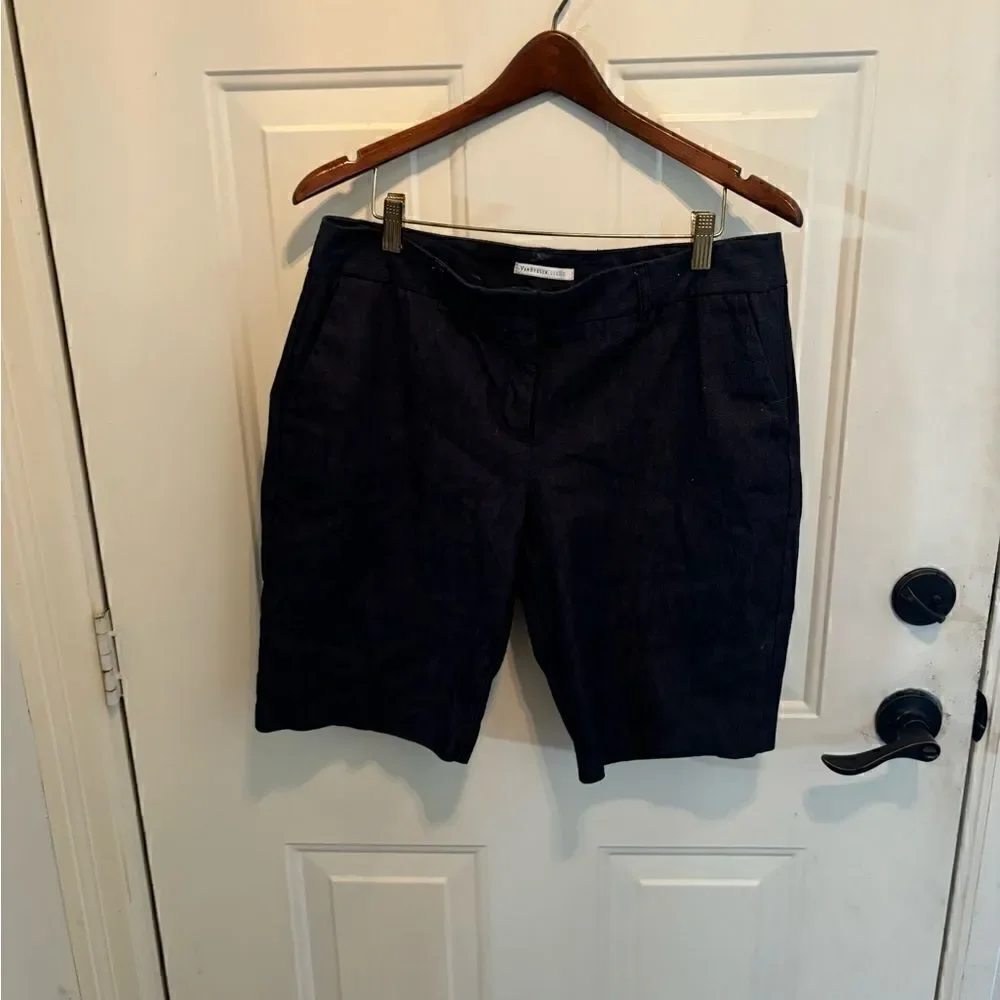 Van Heusen Dark Denim Knee Shorts size 12